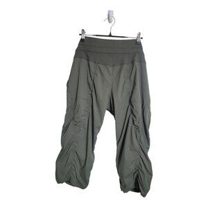 Lululemon Pants Women 8 Green Dance Studio Lined Athleisure Sportswear Gorpcore